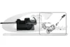 Актуатор кришки бака (6,0cm) RENAULT MEGANE 02-08, GRAND SC?NIC 09-16 3RG 12600 (фото 1)