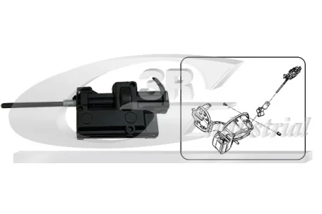 Актуатор кришки бака (6,0cm) RENAULT MEGANE 02-08, GRAND SC?NIC 09-16 3RG 12600