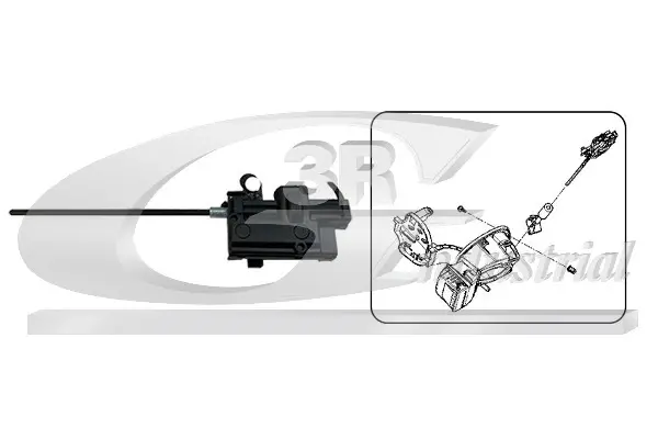 Актуатор кришки бака (16,0cm) RENAULT CLIO 12-21, GRAND SC?NIC 16-22 3RG 12602 (фото 1)