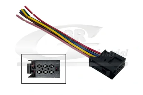 Корпус електричного зєднувача, задн. ліхтар Audi Q3 11-/Skoda Fabia 01-14/VW Polo 02-09/T5/T6 3RG 30700