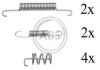 Ремкомплект гальмiвних колодок A.B.S. 0831Q (фото 1)