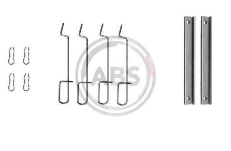 Ремкомплект гальмiвних колодок A.B.S. 1151Q