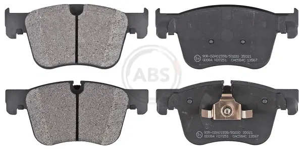 Гальмівні колодки пер. (155x70) Berlingo/Partner 18- /C4 Picasso II 13-/3008 16-/508 18- (ATE) A.B.S. 35021 (фото 1)