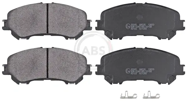 Колодка гальм. диск. NISSAN QASHQAI, RENAULT KADJAR передн. (вир-во ABS) A.B.S. 35045 (фото 1)
