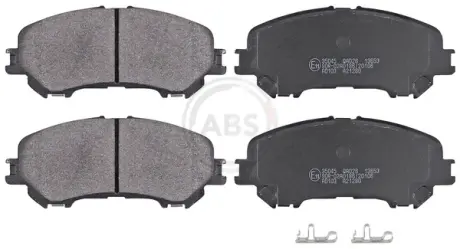 Колодка торм. диск. NISSAN QASHQAI, RENAULT KADJAR передн. (ABS) A.B.S. 35045
