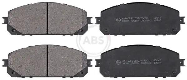 Колодка гальм. диск. передн. (вир-во ABS) A.B.S. 35047 (фото 1)
