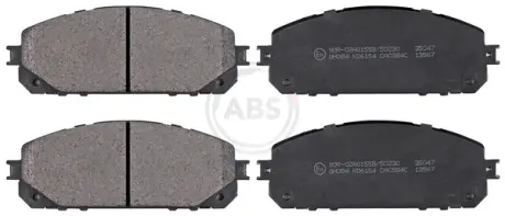 Колодка гальм. диск. передн. (вир-во ABS) A.B.S. 35047