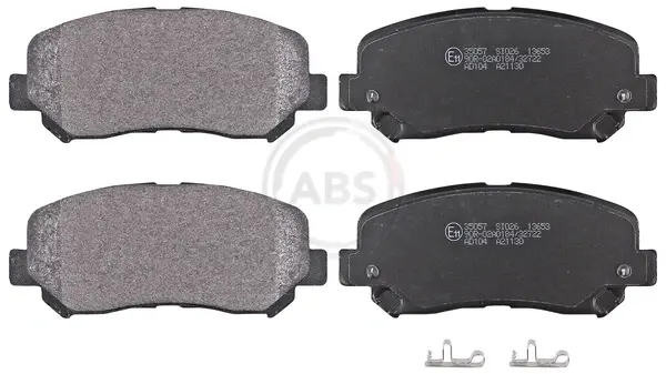 Колодка гальм. диск. передн. (вир-во ABS) A.B.S. 35057 (фото 1)