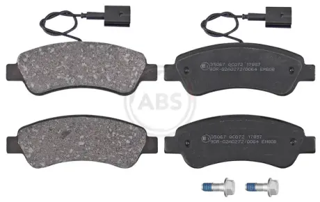 Колодка гальм. диск. Jumper/Boxer/Ducato (06-20) задн. (вир-во ABS) A.B.S. 35067