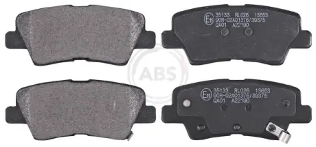 Колодка гальм. диск. задн. (вир-во ABS) A.B.S. 35133