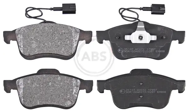 Гальмівні колодки пер. Doblo 15- (диск 305mm)(155.2x69.08x20.3) A.B.S. 35137 (фото 1)