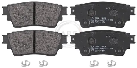 Колодка гальм. диск. MITSUBISHI Outlander, ASX задн. (вир-во ABS) A.B.S. 35291