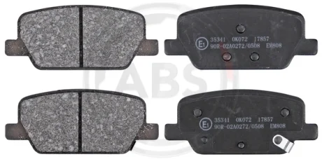 Гальмівні колодки дискові Hyundai Santa Fe 2.0D/2.2D/2.4 07.18- A.B.S. 35341