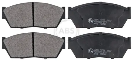 Гальмівні колодки перед. HONDA CIVIC III 1.2-1.5 83-87 A.B.S. 36495