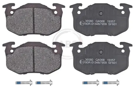 Гальмівні колодки зад. Peugeot 206 99-/Renault Megane I 96-03 A.B.S. 36580