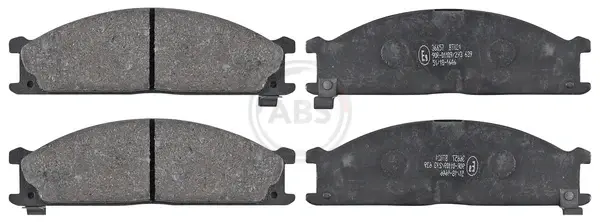 Колодка гальм. диск. передн. (вир-во ABS) A.B.S. 36657 (фото 1)