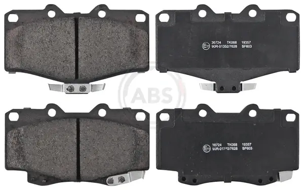 Гальмівні колодки пер. Land Cruiser/Hilux/4 Runner/Taro 89- A.B.S. 36724 (фото 1)