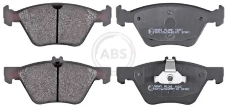 Колодки гальмівні дискові ABS A.B.S. 36943