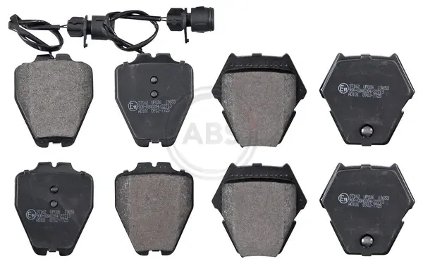 Колодка гальм. AUDI A4/A8 передн. (вир-во ABS) A.B.S. 37162 (фото 1)