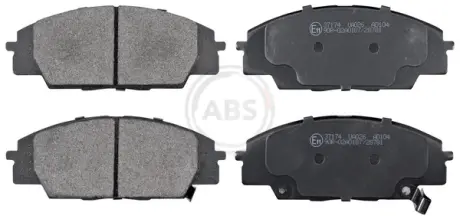 Гальмівні колодки пер. Civic/S2000 99-11 A.B.S. 37174