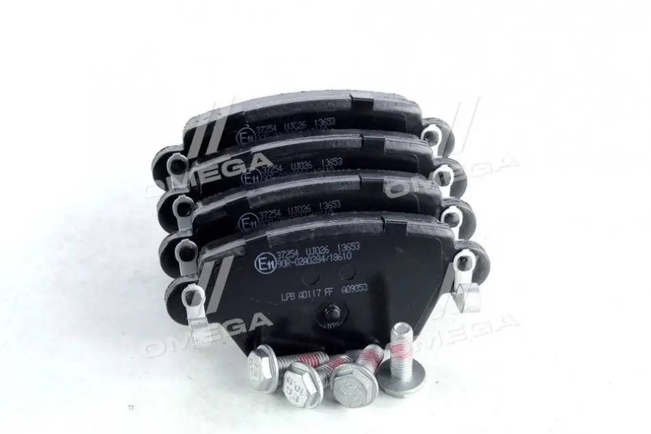 Колодка торм. диск. FORD MONDEO, RENAULT KANGOO задн. (пр-во ABS) A.B.S. 37254 (фото 1)