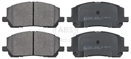 Гальмівні колодки пер. RX (XU10)/Highlander 98-07 (AKEBONO) A.B.S. 37260