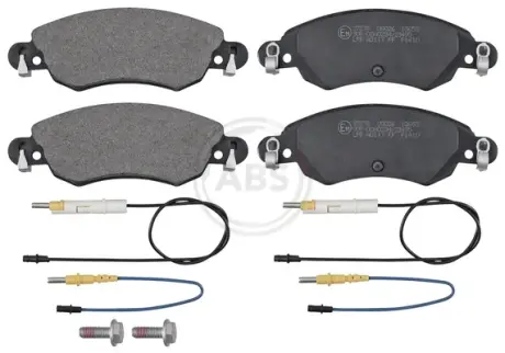 Гальмівні колодки пер. Citroen C5 1.8i 01-08 (BOSCH) (148.9x50x17) A.B.S. 37278