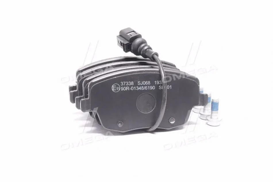 Колодка торм. диск. VW POLO, SEAT IBIZA V передн. (пр-во ABS) A.B.S. 37338 (фото 1)