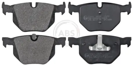Гальмівні колодки зад. BMW 3(E90)/5(E60) (ATE) (123x58,1x17,3) A.B.S. 37410