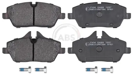 Колодка гальм. диск. MINI COOPER 06-,ONE 09-,CLUBMAN 2010-передн. (вир-во ABS) A.B.S. 37434