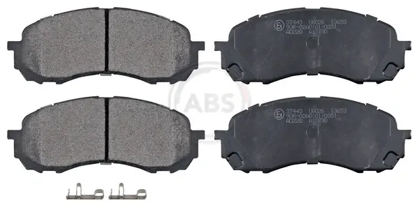 Колодка гальм. SUBARU Impreza передн. (вир-во ABS) A.B.S. 37443 (фото 1)