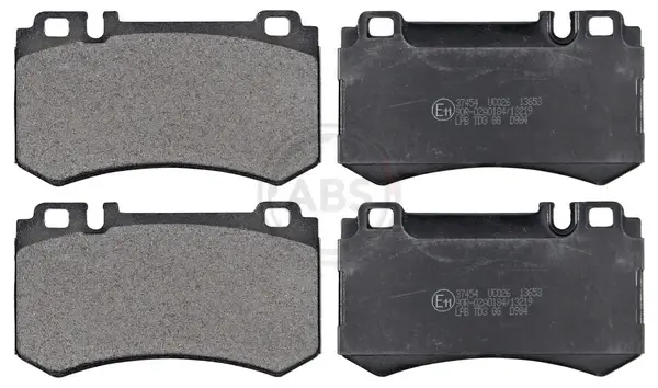 Гальмівні колодки зад. MB W211/W220/W221 01-13 (brembo) (111.6x63.8x16.5) A.B.S. 37454 (фото 1)