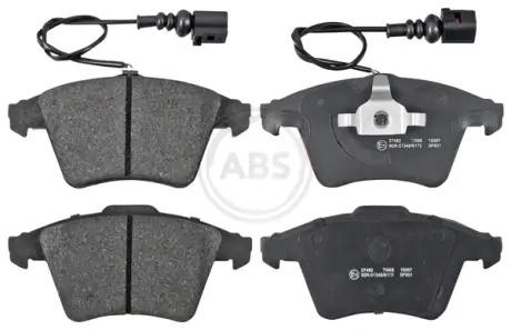 Гальмівні колодки пер. VW Touareg 02-10 (ATE) A.B.S. 37482