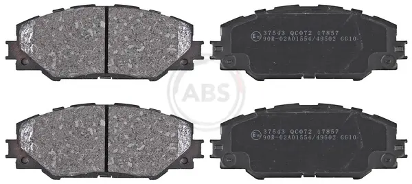 Колодка торм. диск. TOYOTA RAV 4 передн. (пр-во ABS) A.B.S. 37543 (фото 1)