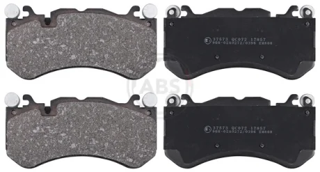 Гальмівні колодки перед. MB E-Class (W211/W212)/Audi RS6 (C6/C7) 06- (BREMBO) A.B.S. 37573
