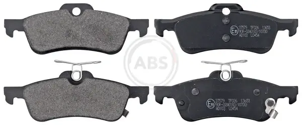 Гальмівні колодки зад. Toyota Yaris 05-20 (ATE) A.B.S. 37579 (фото 1)