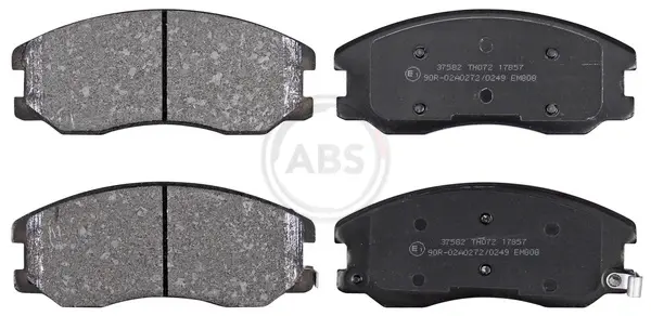 Гальмівні колодки пер. Chevrolet Captiva 06- (akebono) A.B.S. 37582 (фото 1)