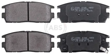 Гальмівні колодки зад. Chevrolet Captiva 06- (akebono) A.B.S. 37583