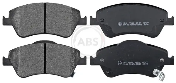Гальмівні колодки пер. Toyota Auris 07-12 (bosch) (136,7x57,9x19,2) A.B.S. 37620 (фото 1)