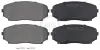 Колодка торм. диск. MAZDA CX-7 передн. (пр-во ABS) A.B.S. 37643 (фото 1)