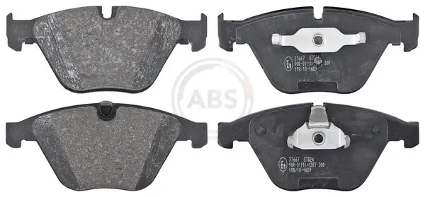 Гальмівні колодки пер. BMW 3 (E90)/X1 (E84) (ATE) 04-12 (155,1x68,5x20,3) A.B.S. 37667 (фото 1)