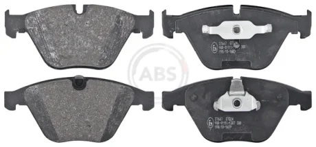 Гальмівні колодки пер. BMW 3 (E90)/X1 (E84) (ATE) 04-12 (155,1x68,5x20,3) A.B.S. 37667