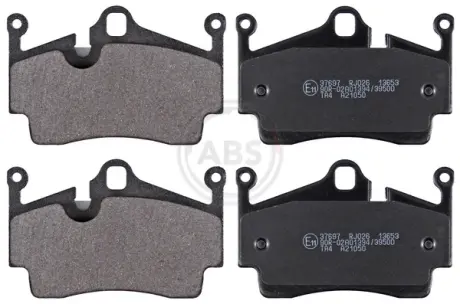 Гальмівні колодки зад. Boxster (987/982)/Cayman (981/987) 04- (BREMBO) A.B.S. 37697