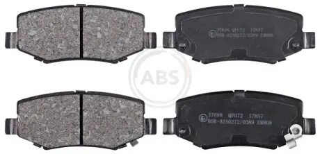 Гальмівні колодки зад. Compass/Wrangler/Liberty/Cherokee/Nitro 06- A.B.S. 37698