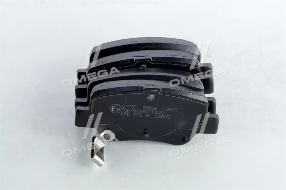 Колодка торм. диск. TOYOTA AVENSIS/AVENSIS SW 1.6,1.8,2.0,2.0D-4D,2.2D-4D 09- задн. (пр-во ABS) A.B.S. 37737 (фото 1)