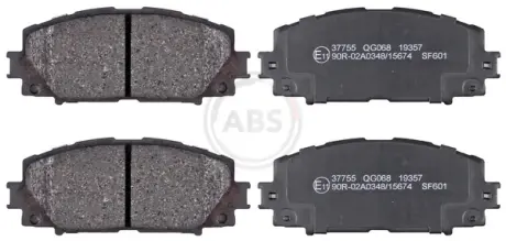 Гальмівні колодки пер. Prius 08- A.B.S. 37755
