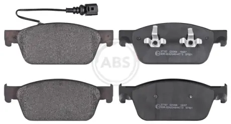 Колодка гальм. диск. передн. (вир-во ABS) A.B.S. 37767
