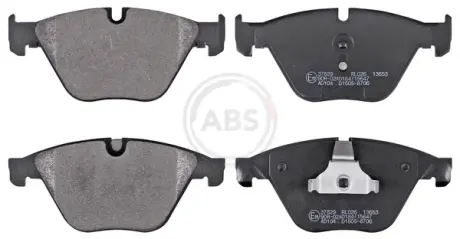 Гальмівні колодки пер. BMW 5 (F10) 10- (ATE) (155,1x68,5x18,9) A.B.S. 37829