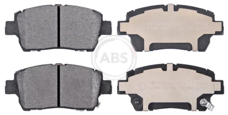 Гальмівні колодки пер. Toyota Yaris/Prius 99-05 (akebono) A.B.S. 37834