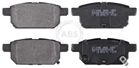 Колодка гальм. диск. SUZUKI SX4 задн. (вир-во ABS) A.B.S. 37886